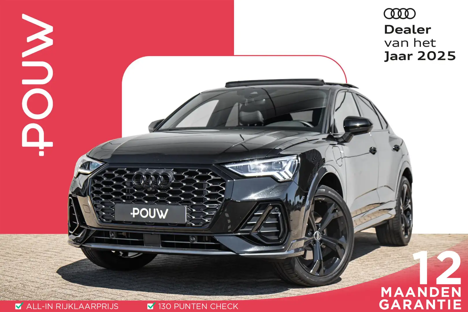 Audi Q3 Sportback 45 TFSIe 245pk PHEV S Edition | Panorama Schwarz - 1