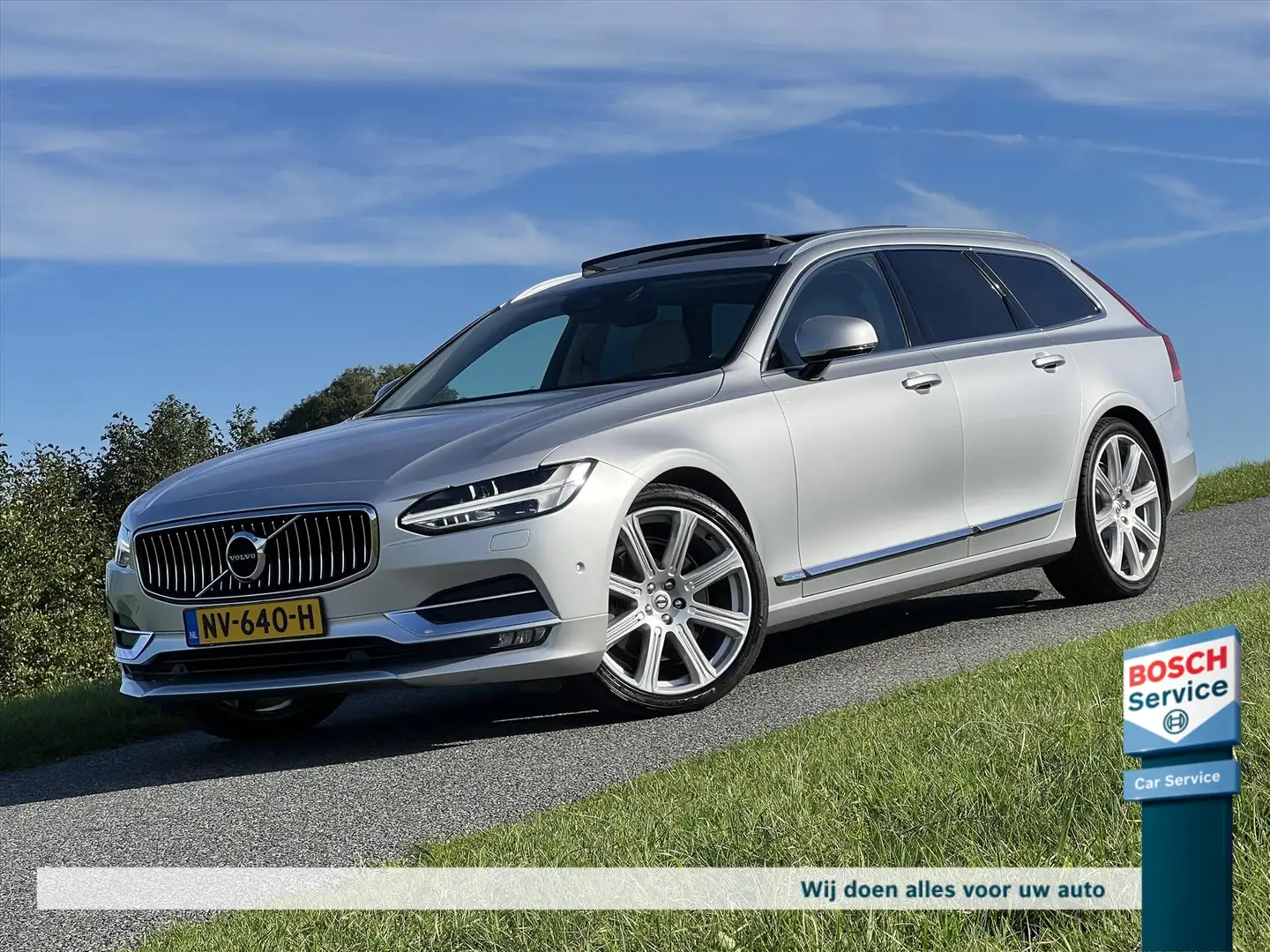 Volvo V90 2.0 T5 Inscription / Pano / Head-up / 360° Camera Gris - 1