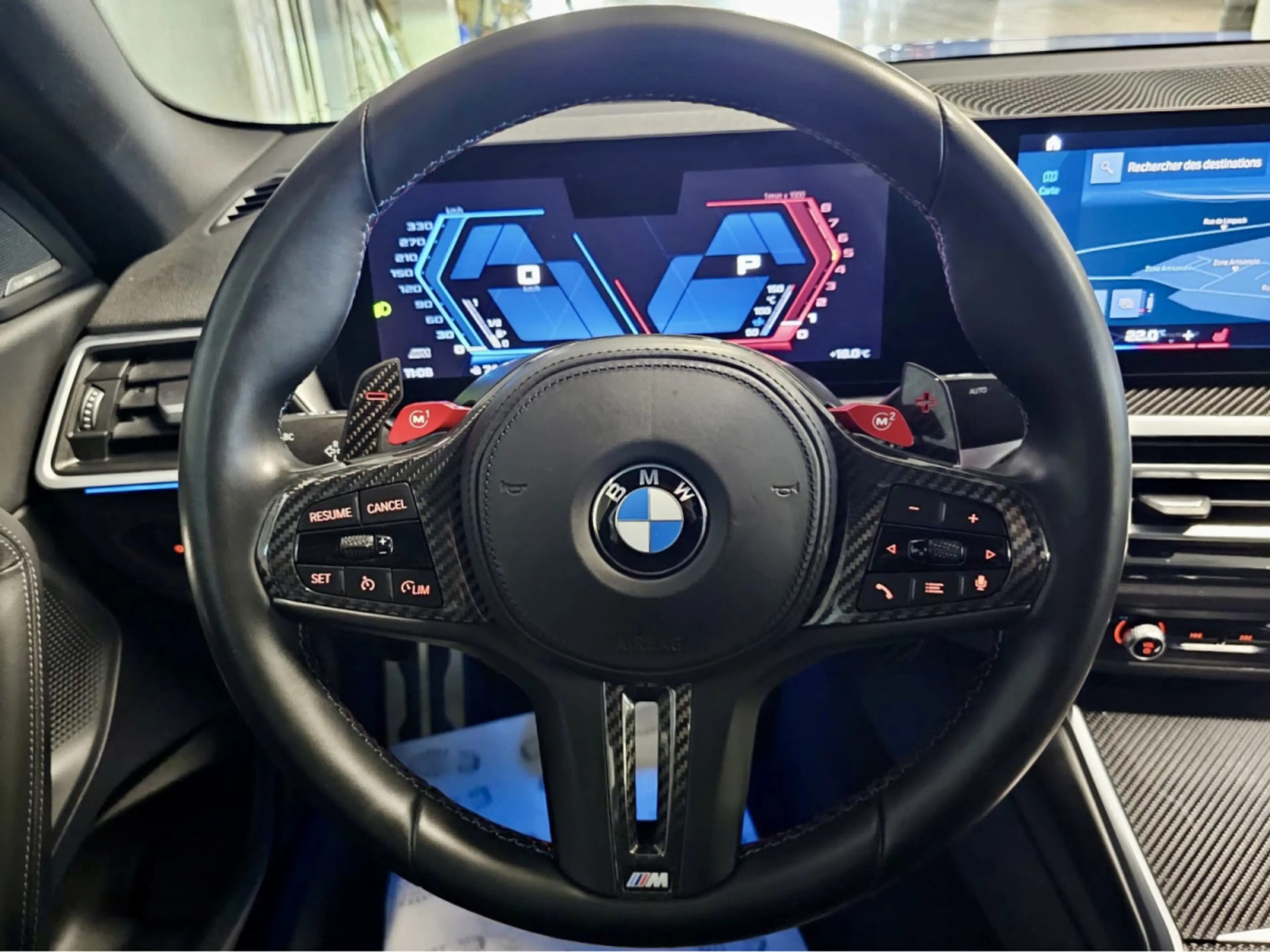 BMW M2 COUPE DKG CARBON HEAD UP CUIR NAVI GARANTIE 06/26 — photo 8