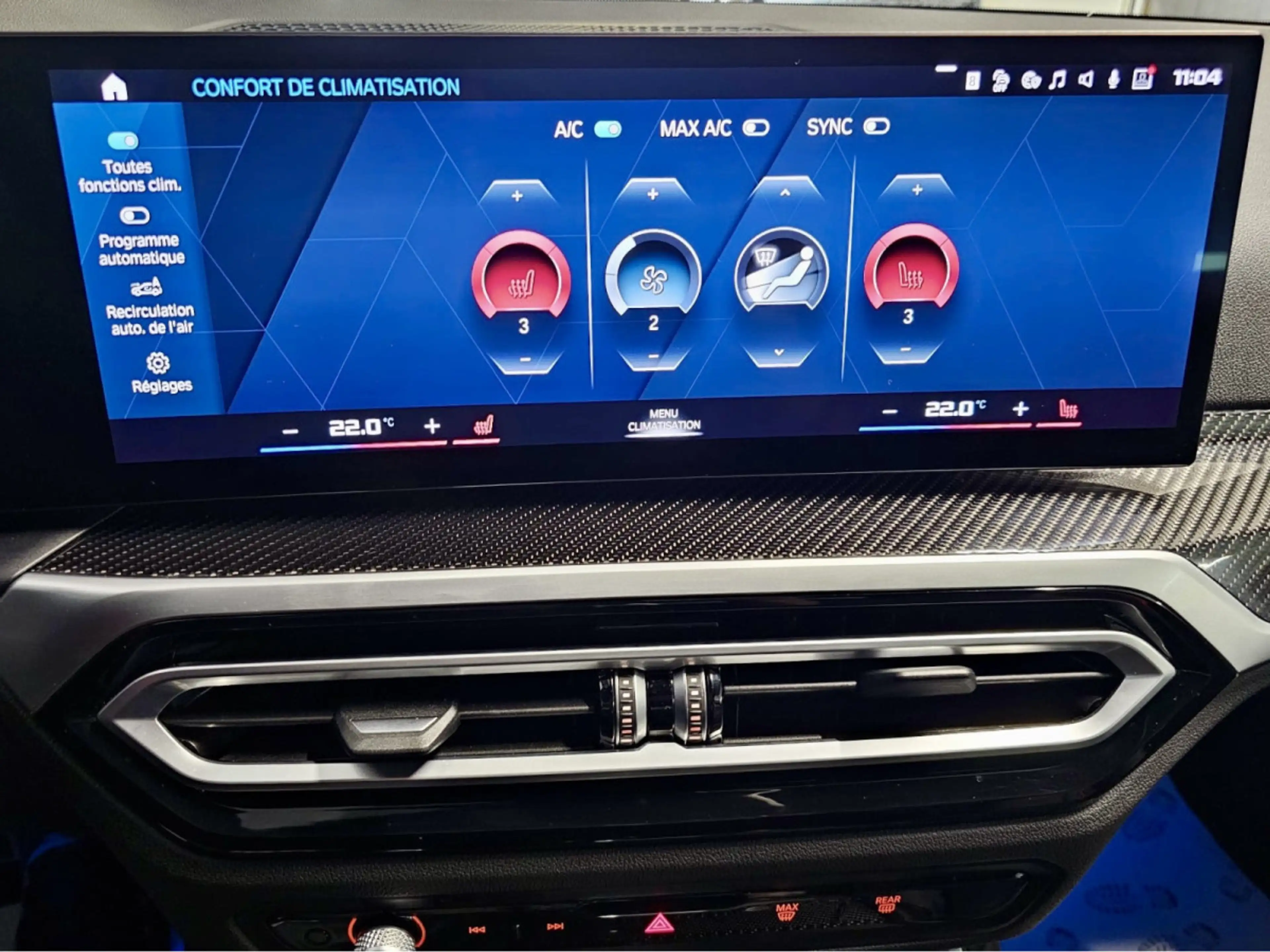 BMW M2 COUPE DKG CARBON HEAD UP CUIR NAVI GARANTIE 06/26 — photo 9