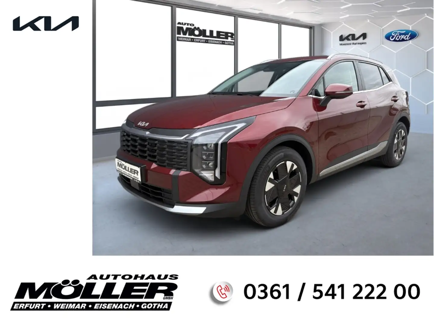 Kia Sportage Vision PE 1.6T DCT7 Komfort Kamera ACC el. Sitze Rot - 1
