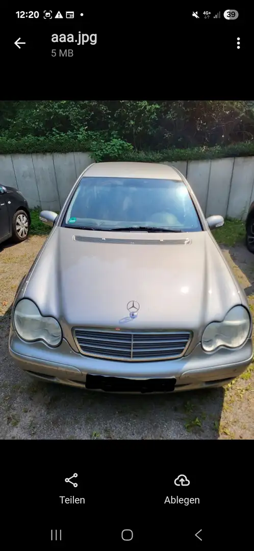 Mercedes-Benz C 180 C-Klasse Kompressor Classic Argent - 1