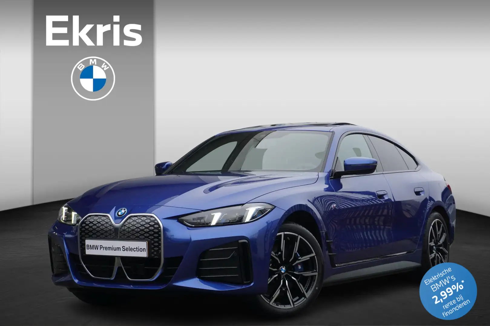 BMW i4 Gran Coupe eDrive35 M Sportpakket | Comfort Pack | Blauw - 1