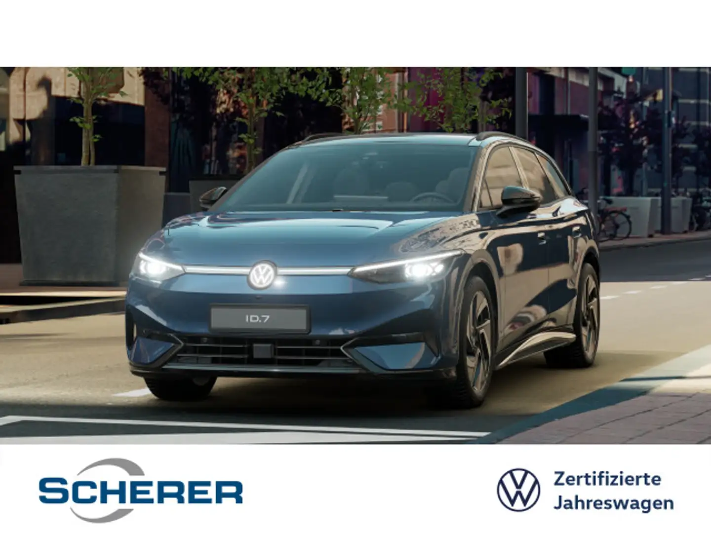 Volkswagen ID.7 Tourer Pro 82kWh 5J Garantie 360° 20" ACC A Blau - 1