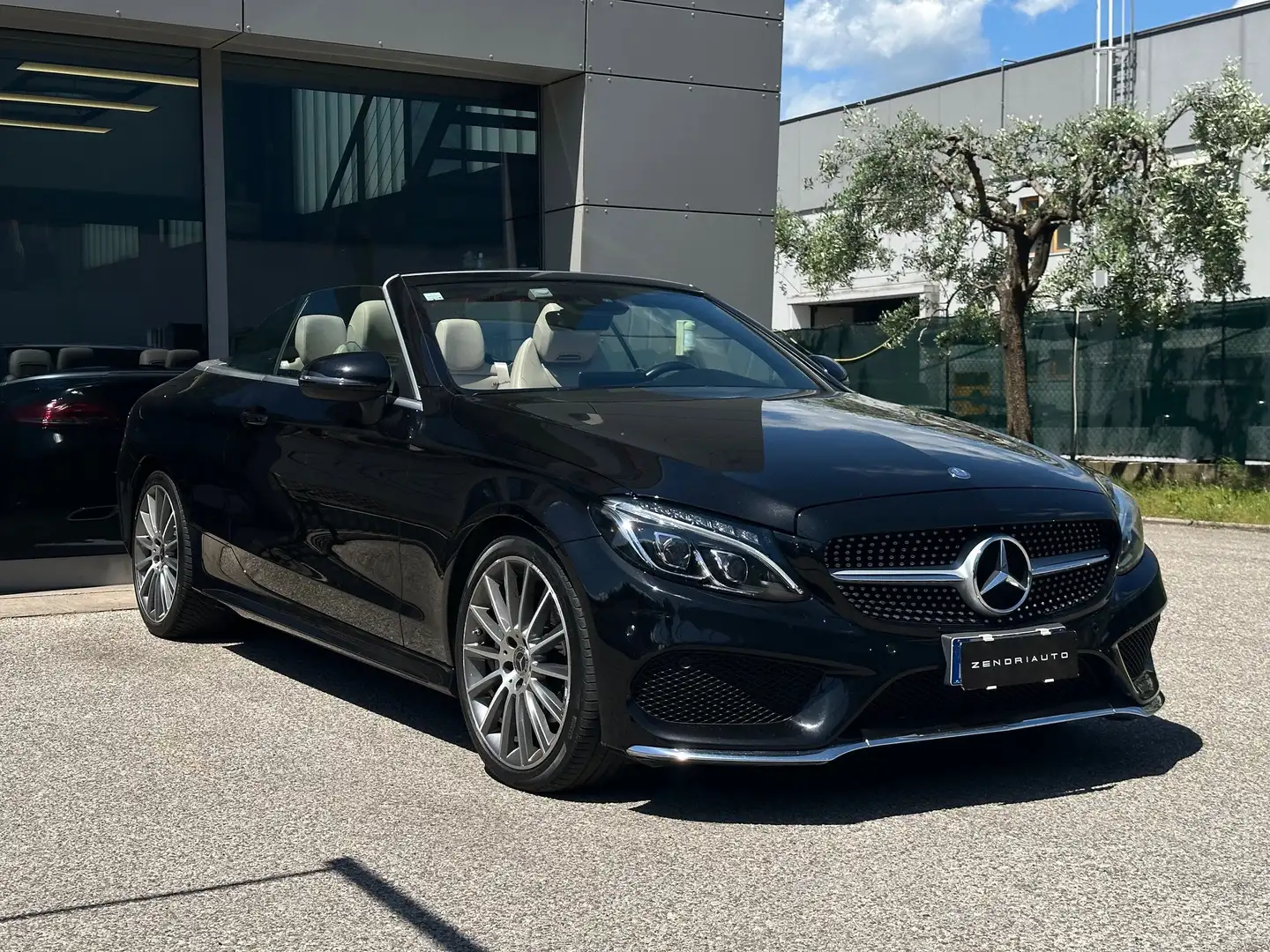 Mercedes-Benz C 220 d Cabrio Premium Plus 4matic auto Negro - 2