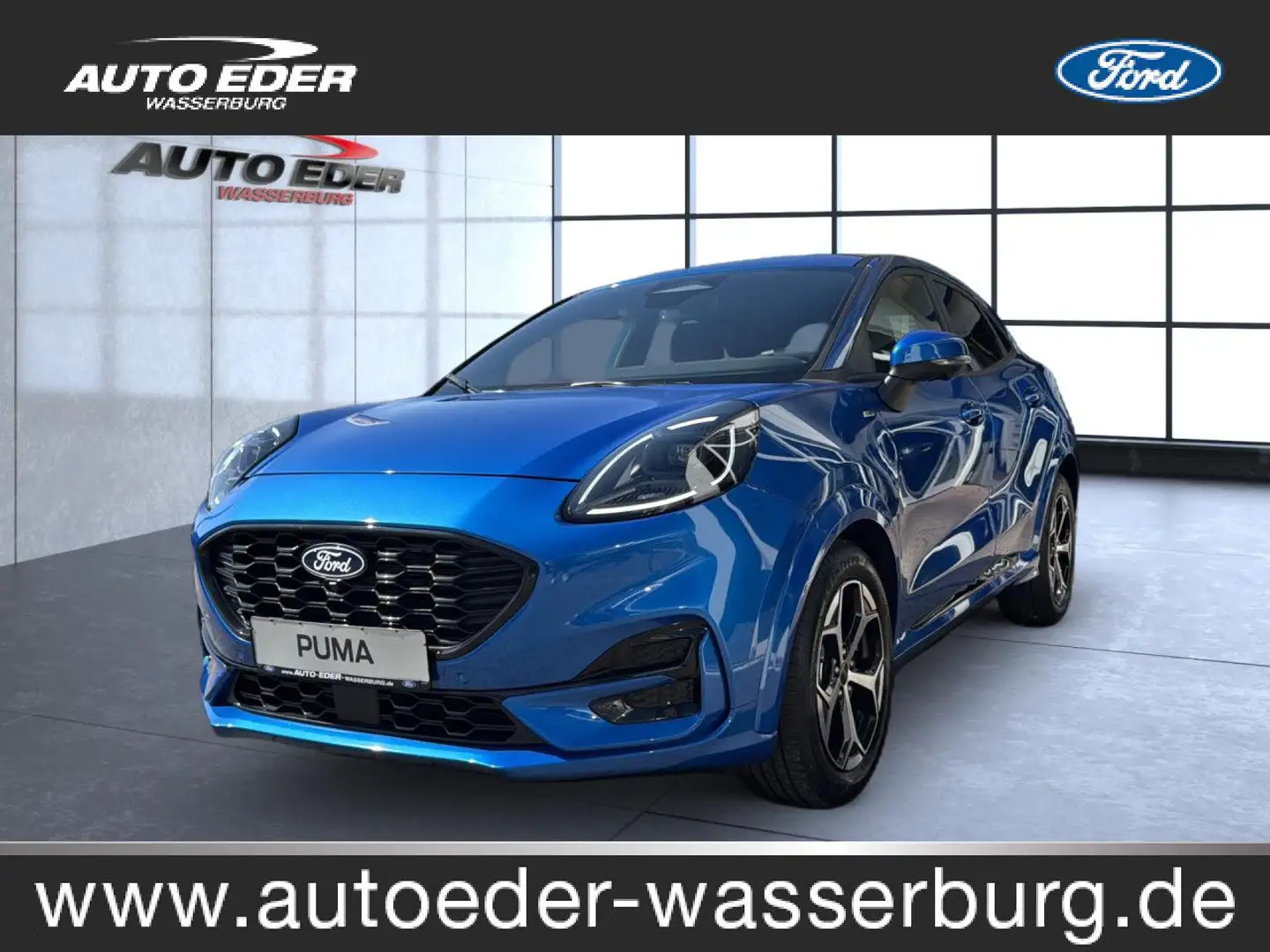 Ford Puma ST-LINE 1.0 EcoBoost MHEV Bluetooth Navi LED Bleu - 1