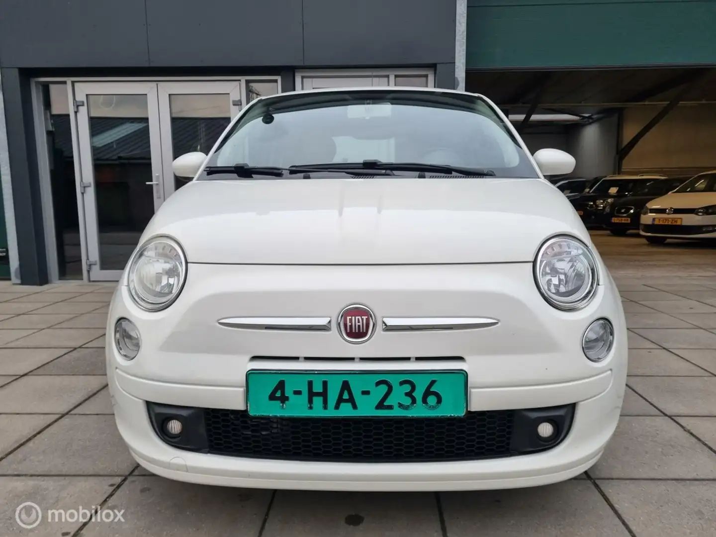 Fiat 500 1.2 Lounge/automaat/Clima/Apk Wit - 2