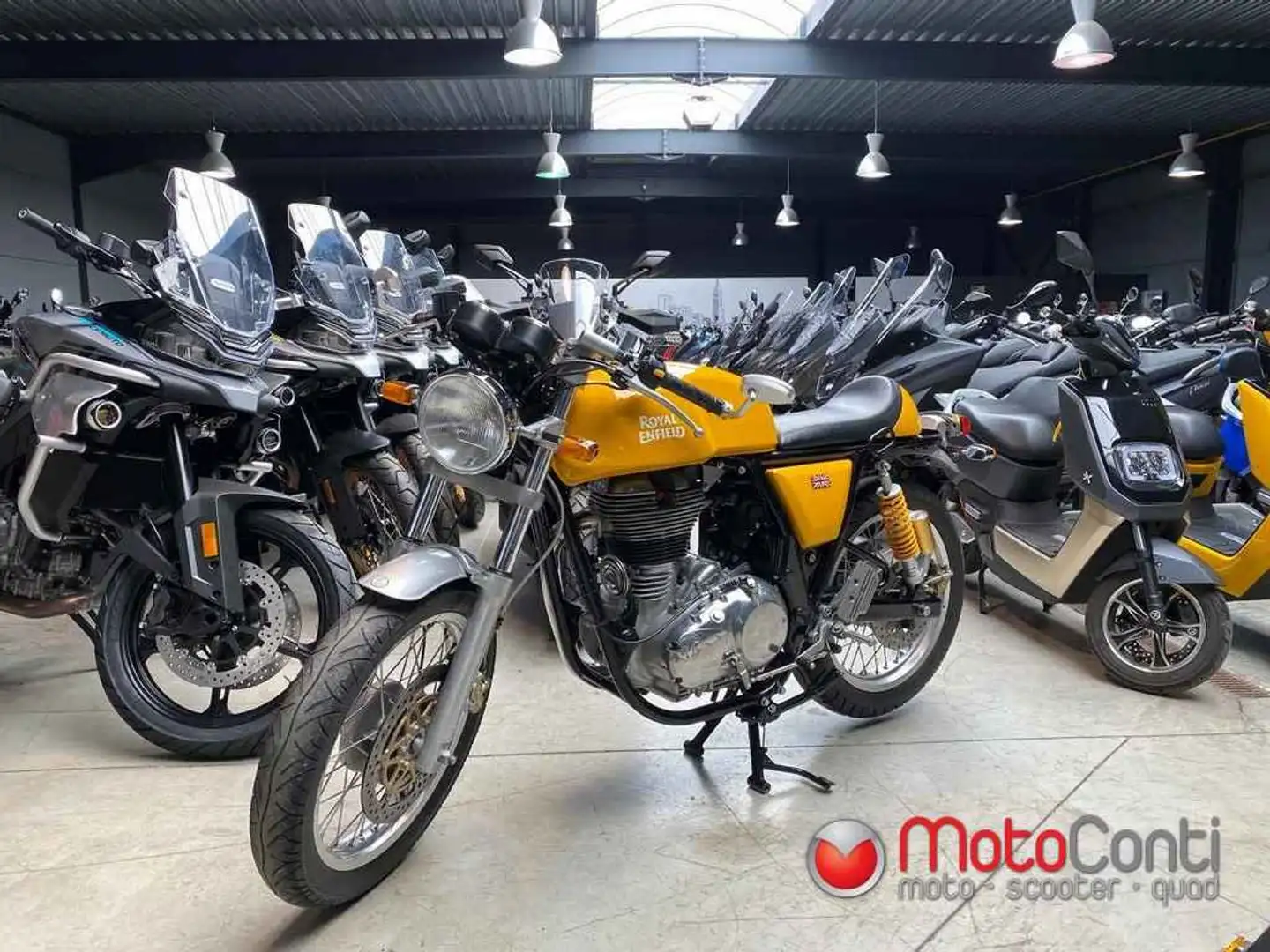 Royal Enfield Continental GT Jaune - 1