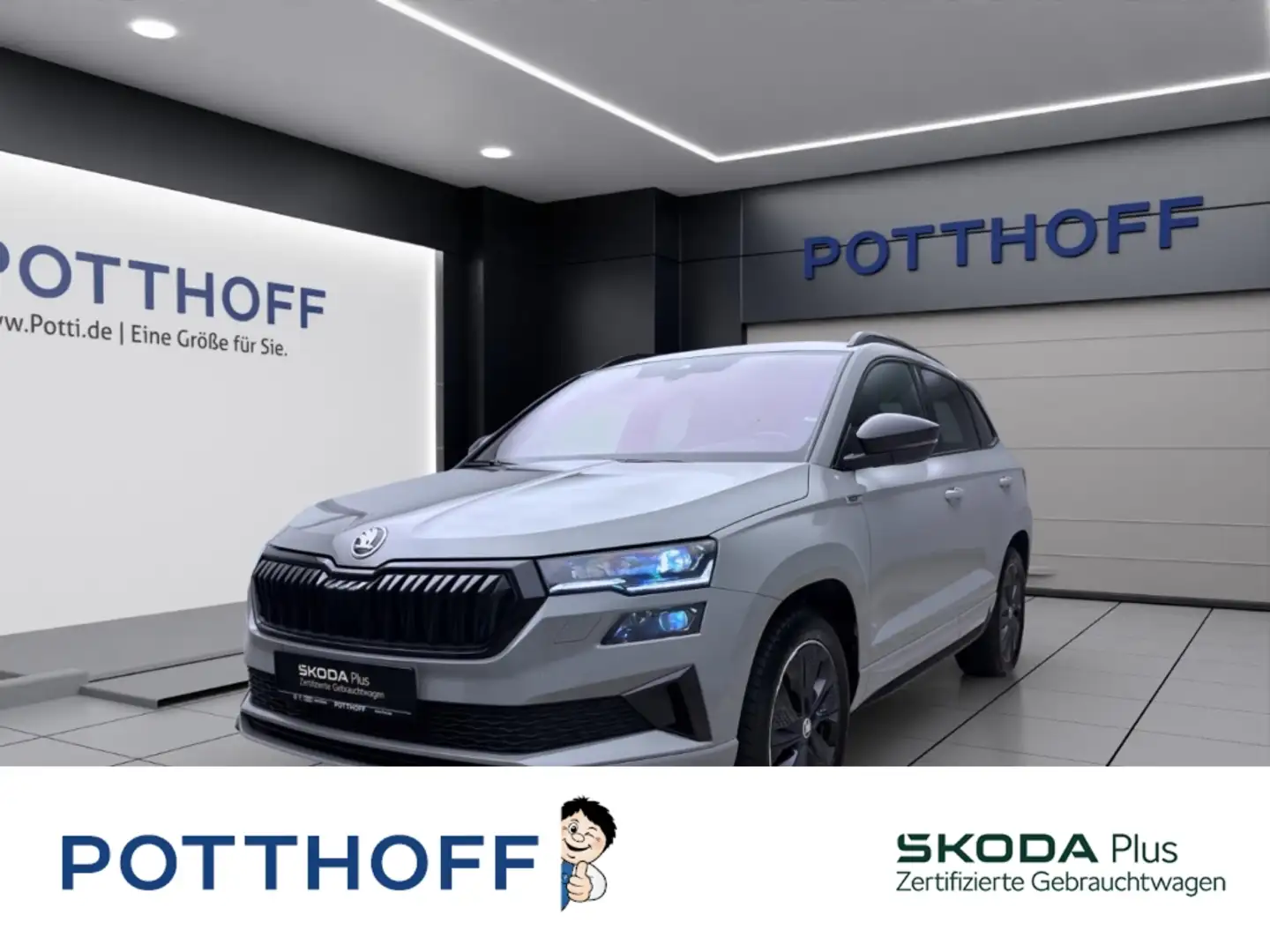 Skoda Karoq 2.0 TSI DSG 4x4 SPORTLINE MATRIX DAB+ VIRTUAL LM18 Grau - 1