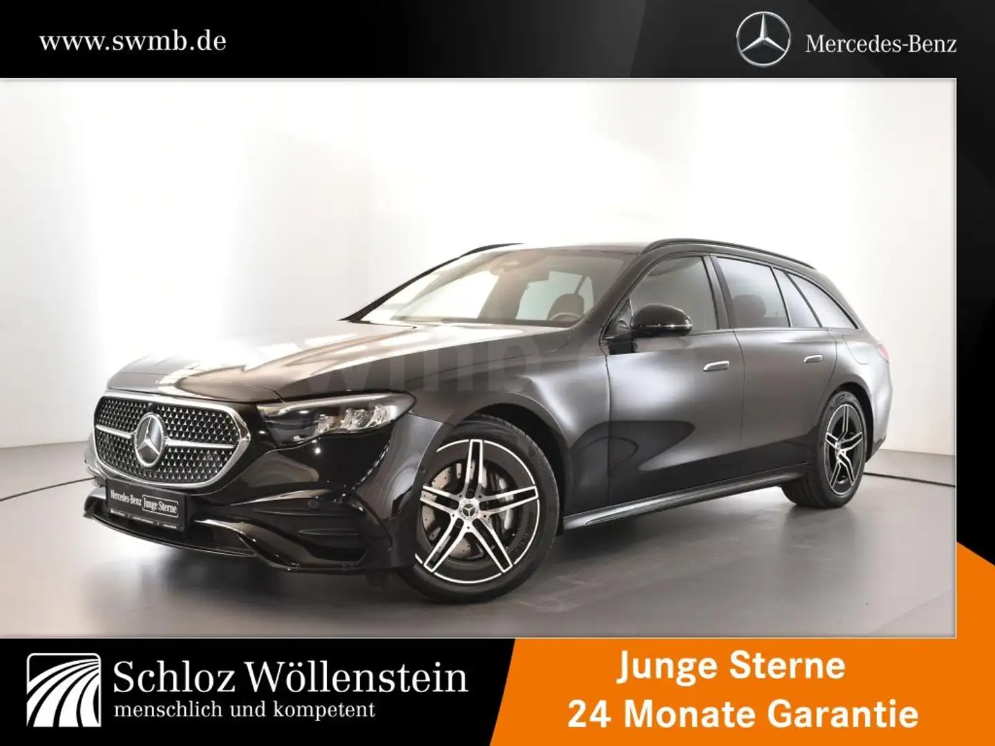Mercedes-Benz E 300 de 4M T AMG/Night/LED/AHK/DISTRONIC/Keyless Schwarz - 1