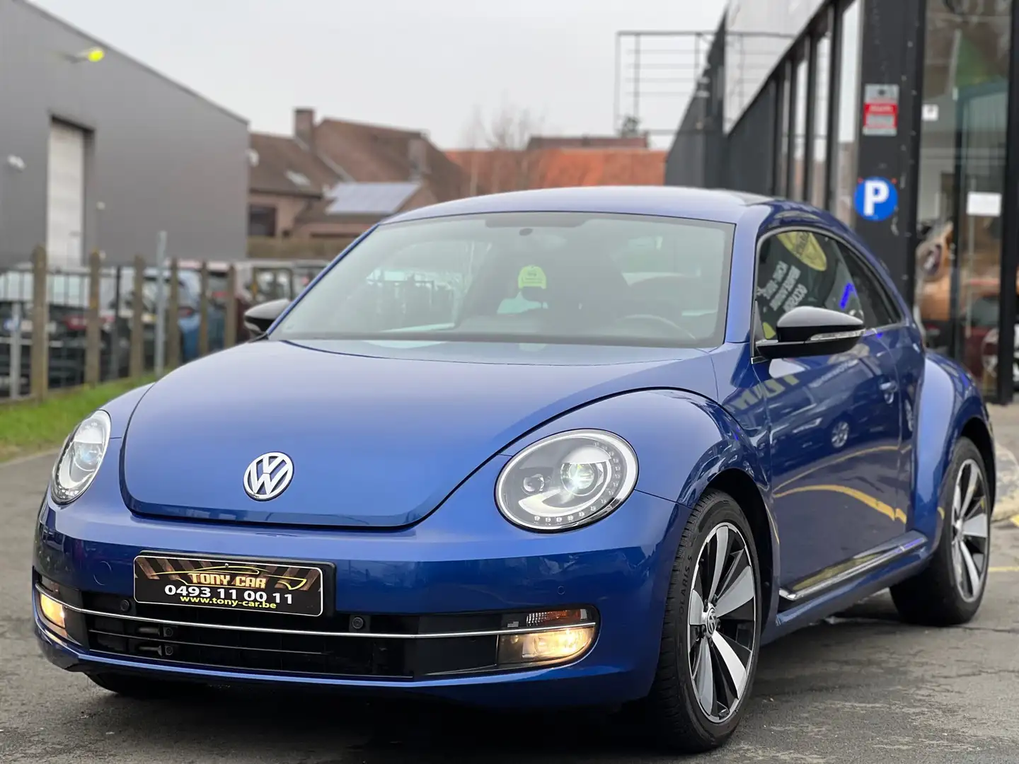 Volkswagen Beetle 1.4 TSI*DSG*NAVI*LED*Xénon*BT*AUX* garantie* Blauw - 2