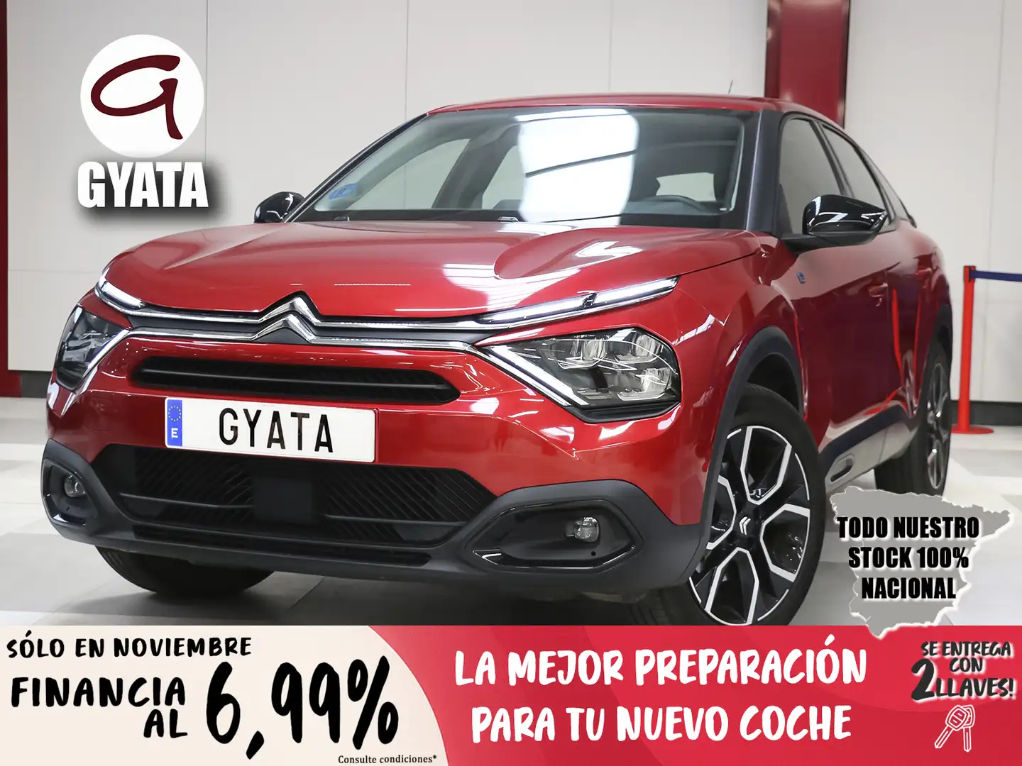 Citroen C4 ë -C4 Feel Pack 100kW Rojo - 1