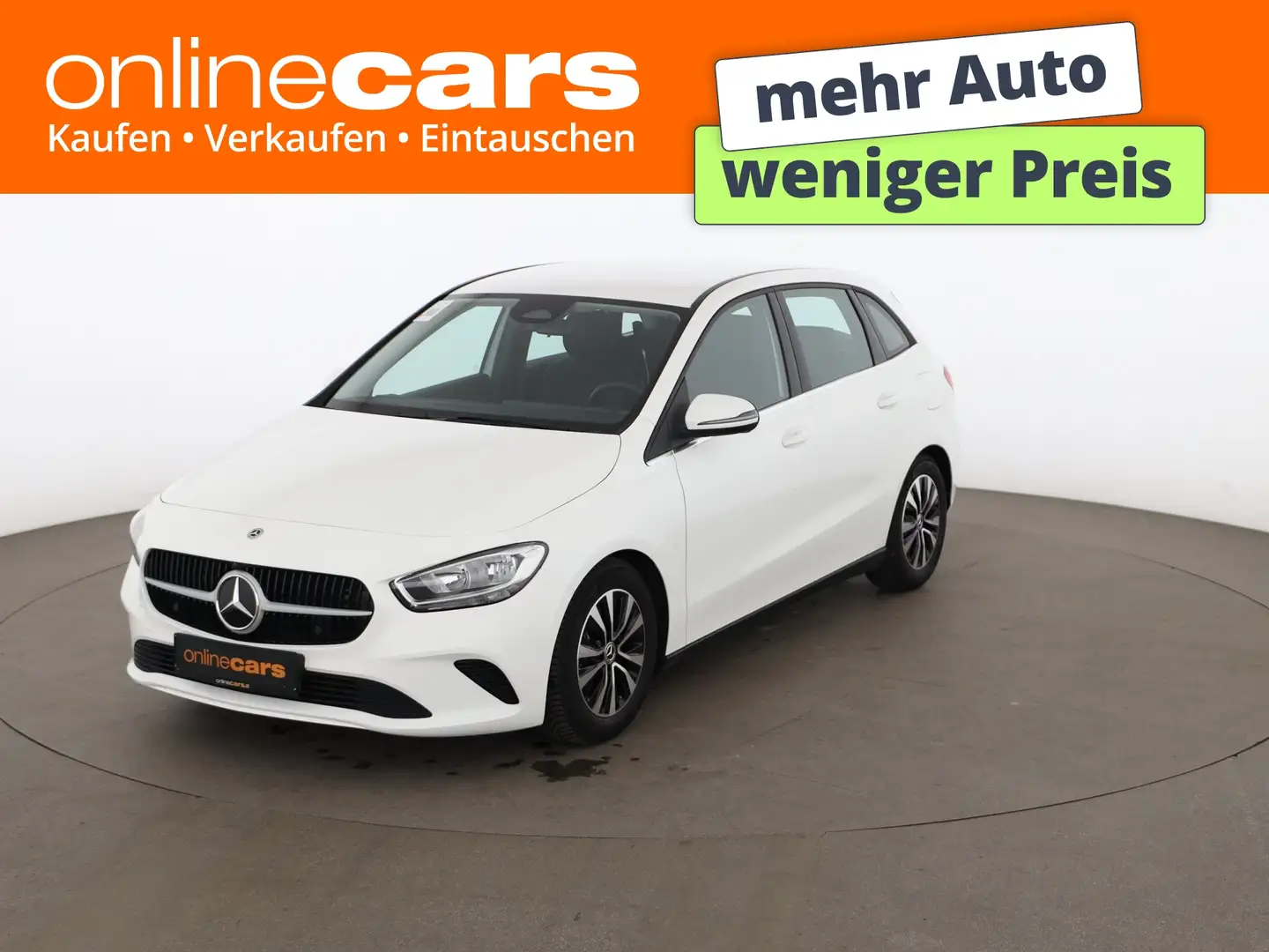 Mercedes-Benz B 180 Aut LEDER NAVI R-KAMERA SITZHZG TEMPOMAT Weiß - 1