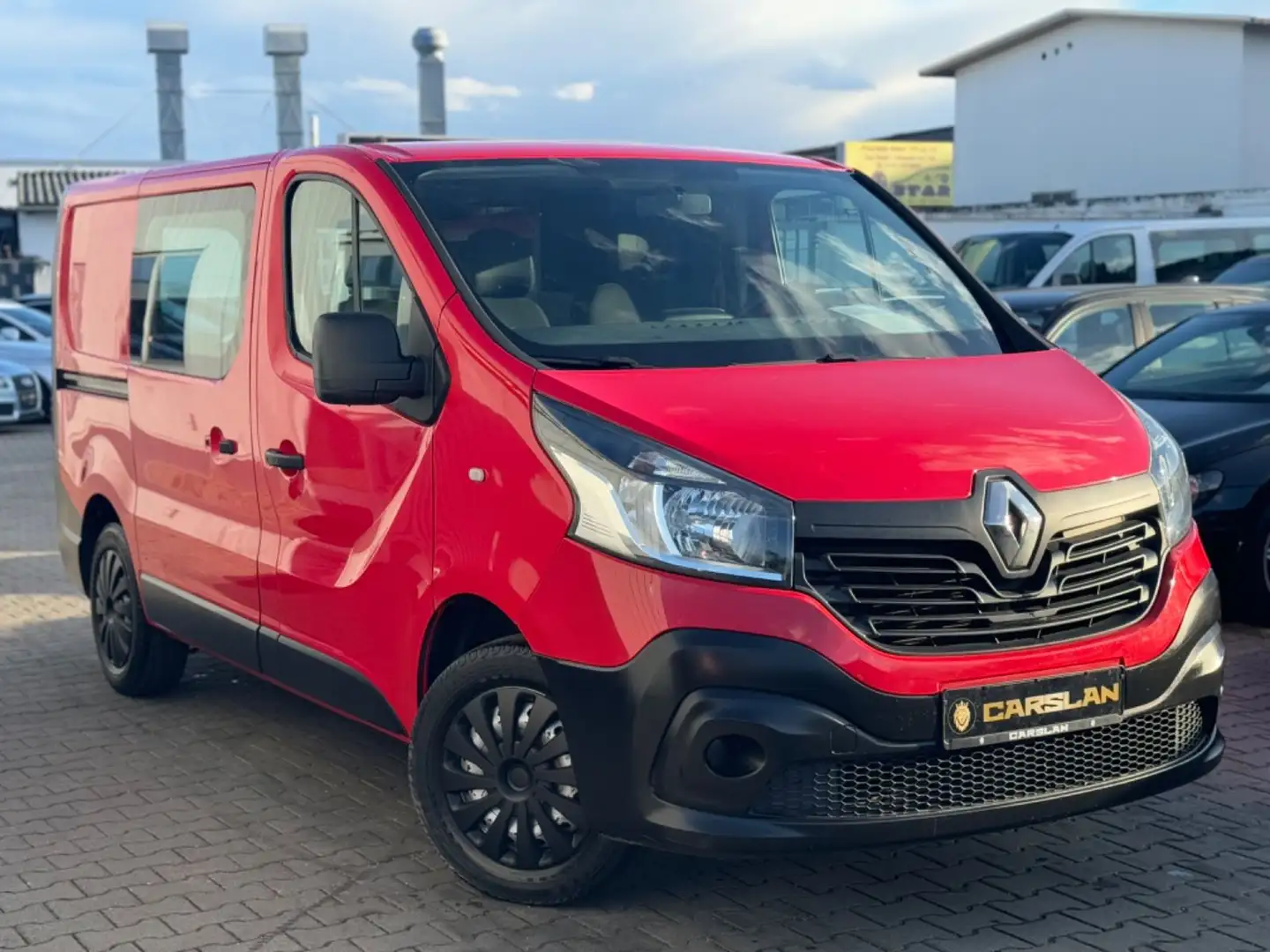Renault Trafic 1.6 Kasten "KLIMA+PDC+AHK+KEYLESS+EURO 5" Rojo - 1