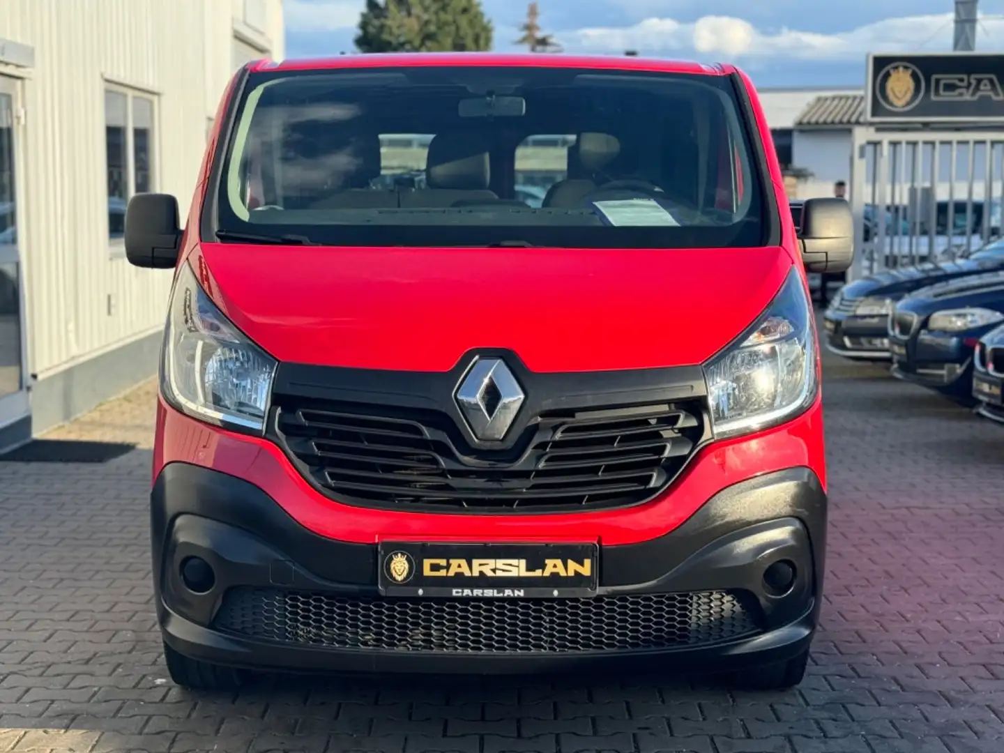 Renault Trafic 1.6 Kasten "KLIMA+PDC+AHK+KEYLESS+EURO 5" Rojo - 2