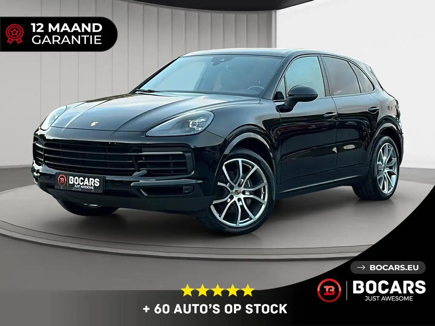 Porsche Cayenne 3.0 V6 340PK | PANO | CARPLAY | FULL LEATHER Zwart - 1