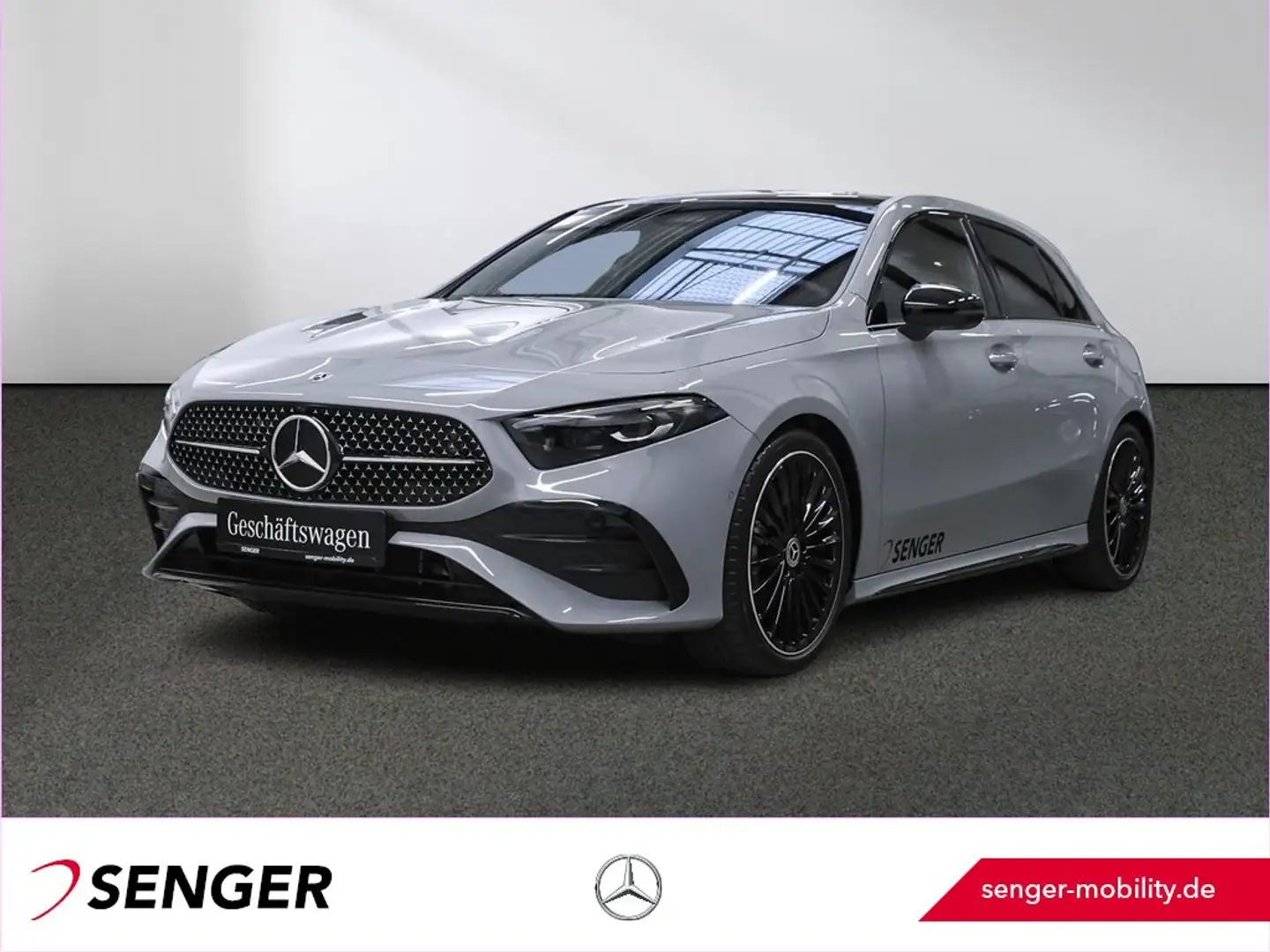 Mercedes-Benz A 200 AMG Multibeam Standheizung Pano AHK 360°-K Grijs - 1