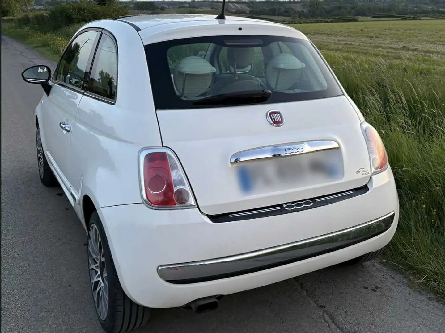 Fiat 500 500 1.2 8V 69 ch Lounge Blanc - 2