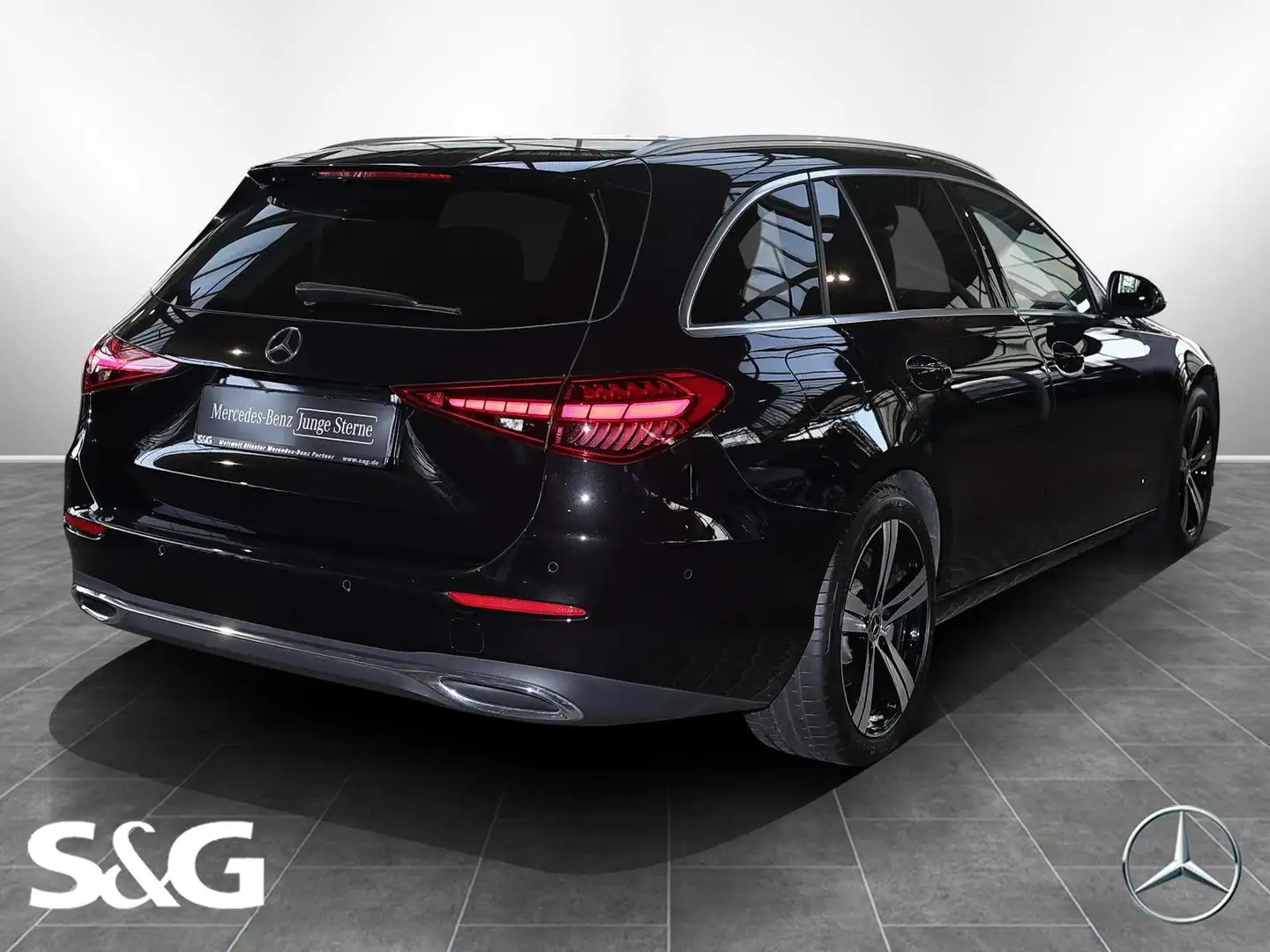 Mercedes-Benz C 220 d T PANO+AHK+18 ZOLL+HIFI+FAHRASSIST PLUS Noir - 2