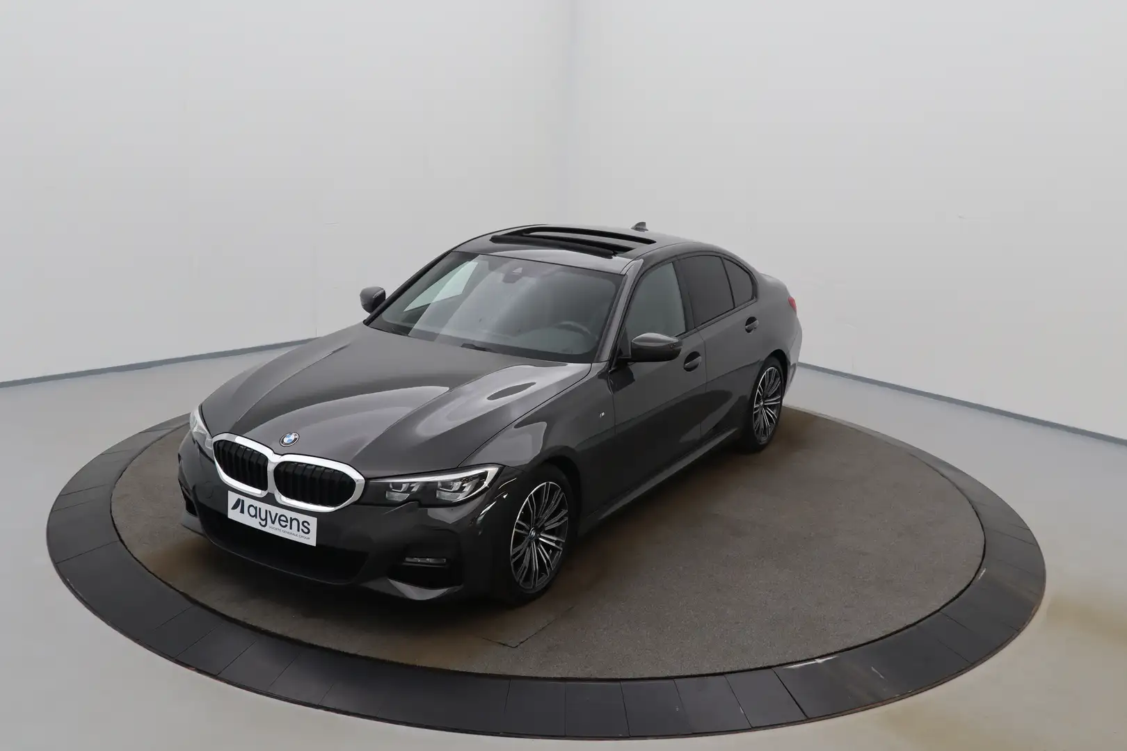 BMW 318 3 318dA M-Sport Business LEDER/ALCANTARA LED GPS P Gris - 1