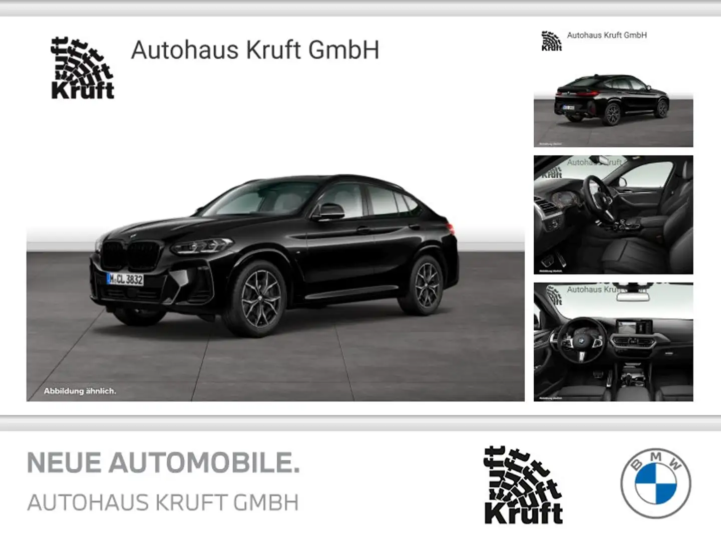 BMW X4 xDrive30i M Sportpaket+HIFI+AHK+SCHIEBEDACH+DAB+ Schwarz - 1