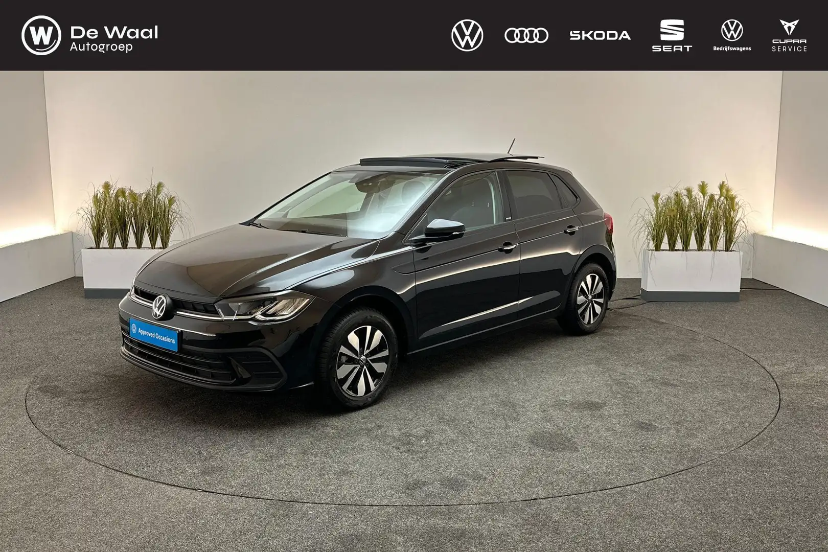 Volkswagen Polo 1.0 TSI 95pk DSG Life | Panoramadak, Stoelverwarmi Zwart - 1