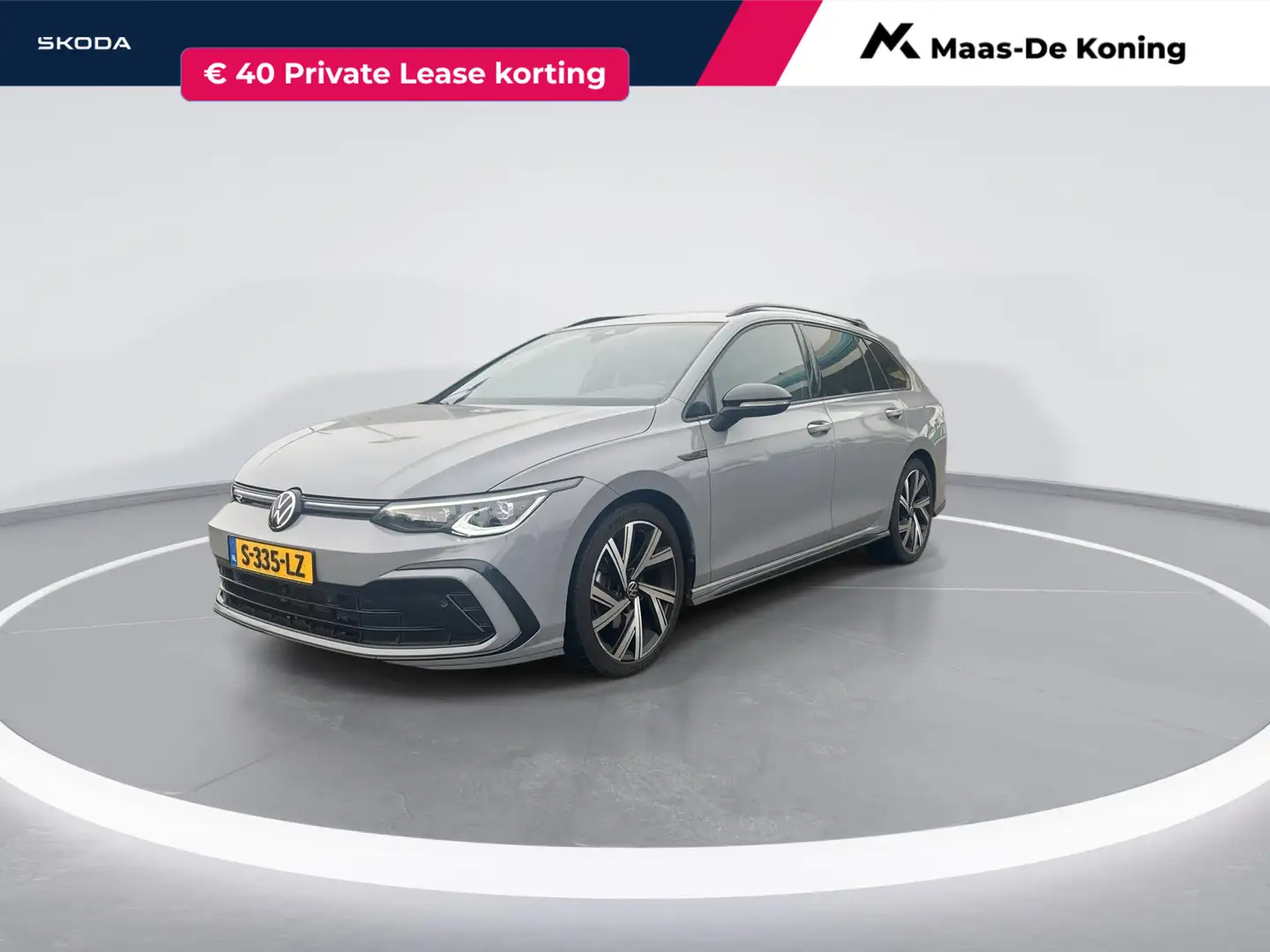 Volkswagen Golf Variant 1.5 TSI 130pk R-Line ·Black Style ·  Apple/Android Gris - 1