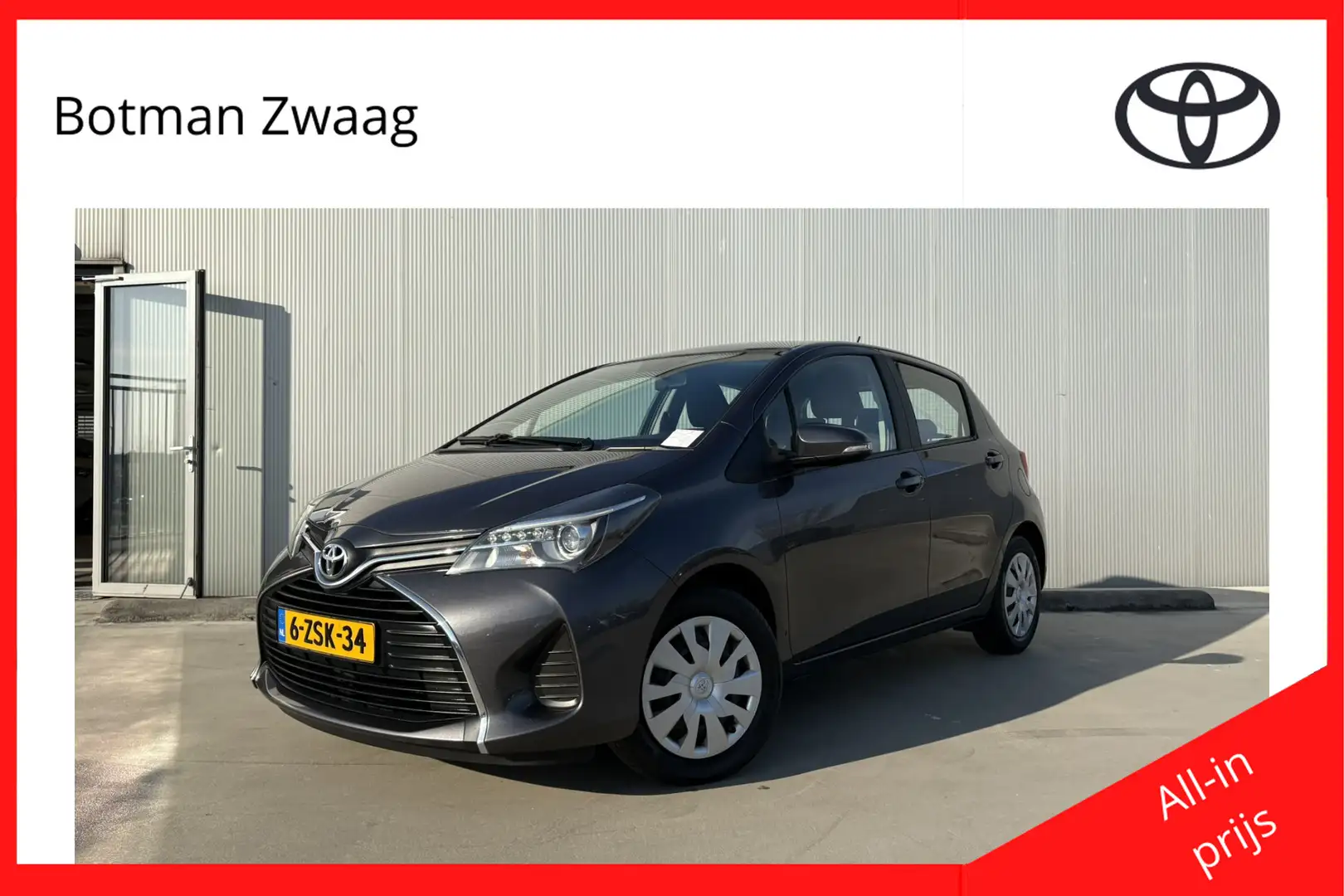 Toyota Yaris 1.3 VVT-i Aspiration | Navigatie | Middenarmsteun Gris - 1