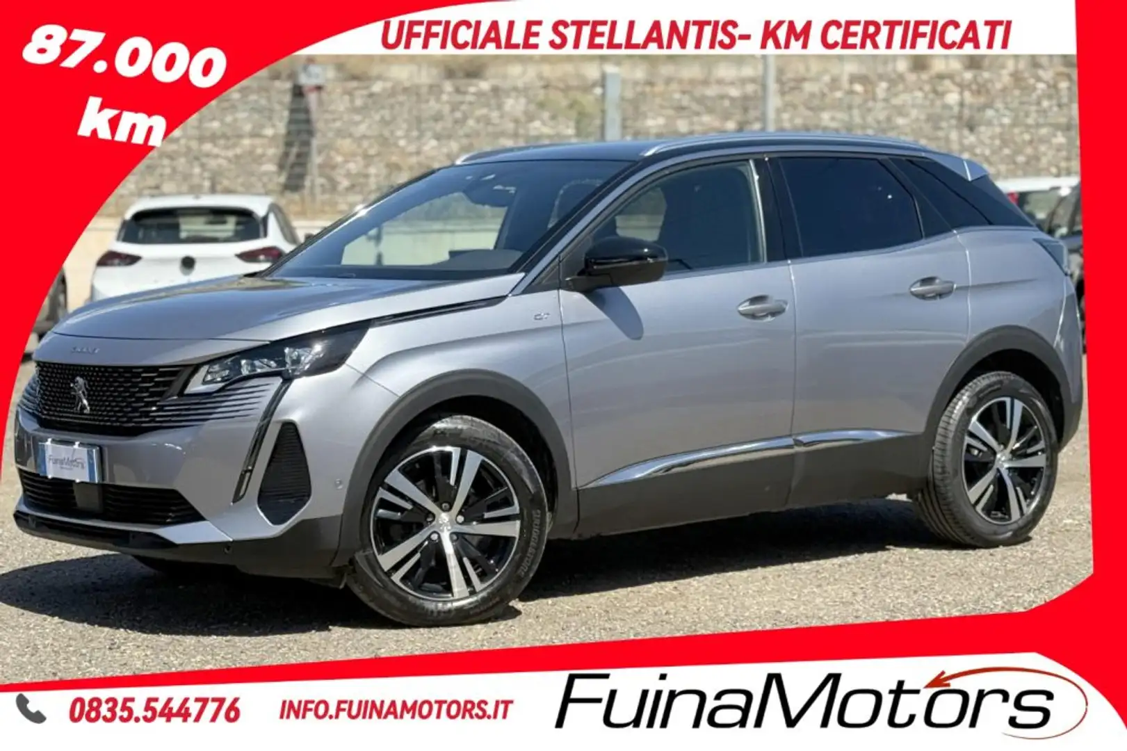 Peugeot 3008 BlueHDi 130 S&S EAT8 GT Grau - 1