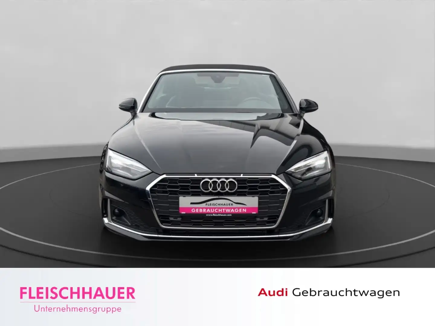 Audi A5 Cabriolet 40 TFSI advanced S tronic+LEDER+SHZ Schwarz - 2