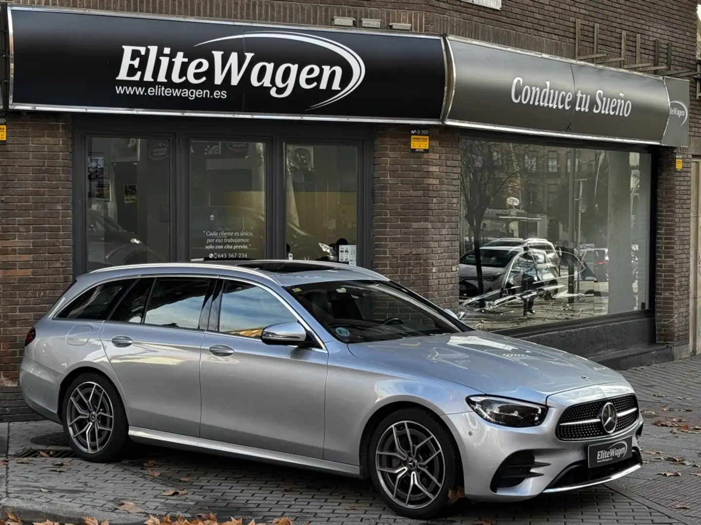 Mercedes-Benz E 200 9G-Tronic Gris - 1