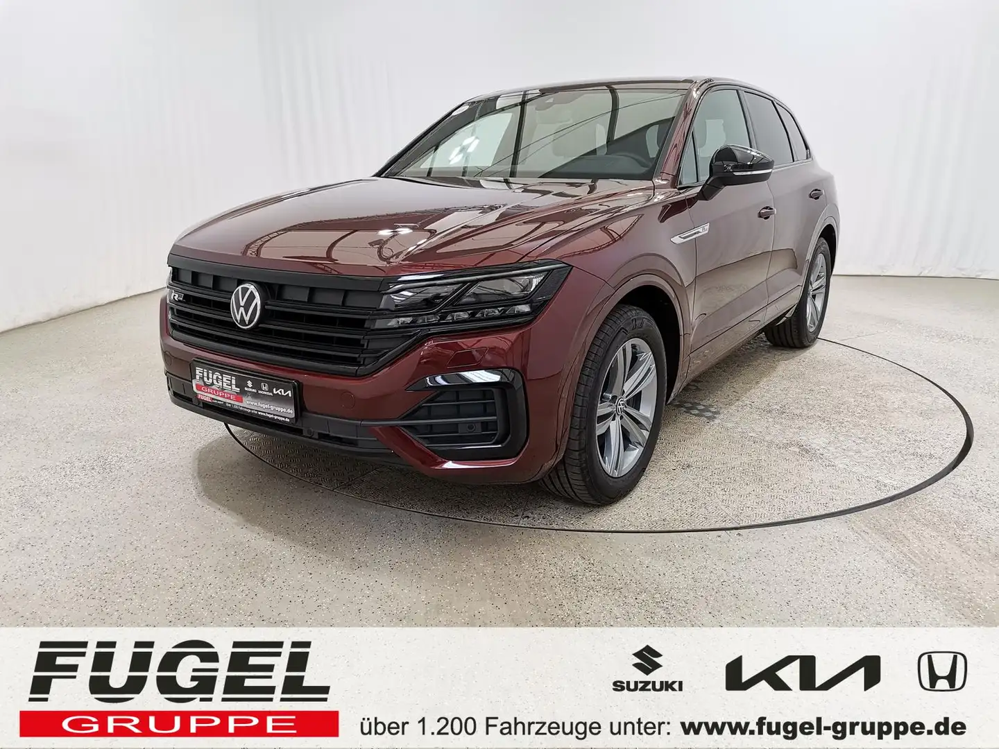 Volkswagen Touareg 3.0 V6 TDI R-Line 4Motion Luftfederung|HuD|Winter| Czerwony - 1