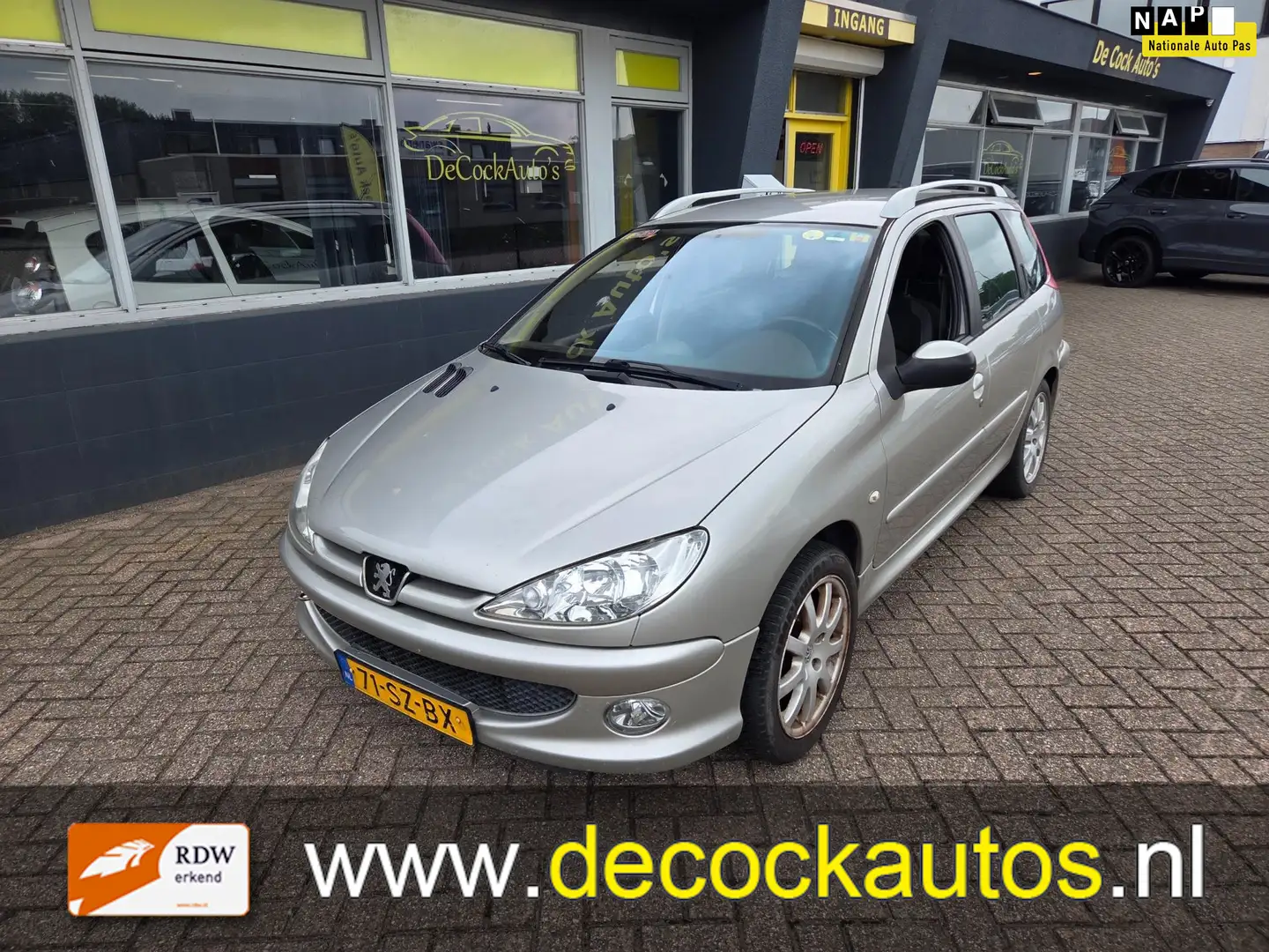 Peugeot 206 SW 1.4 Air-line 3/TREKHAAK Grijs - 1