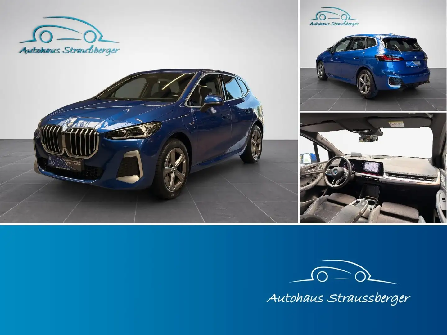 BMW 225 225xe ActiveTourer M-Sport H/K 360°Kzu NP:58.000 Bleu - 1