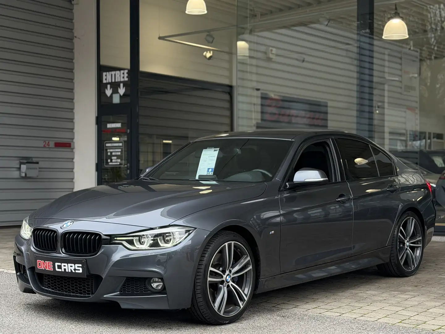 BMW 316 d "PACK-M Performance" BIXENON-CUIR-GPS-CLIM-JA19P Grau - 1