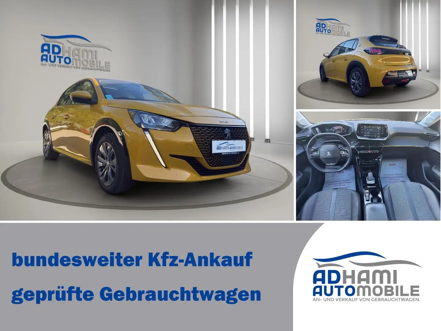 Peugeot 208 e- Allure-LED/CAM/NAVI/PANORAMA! Jaune - 2