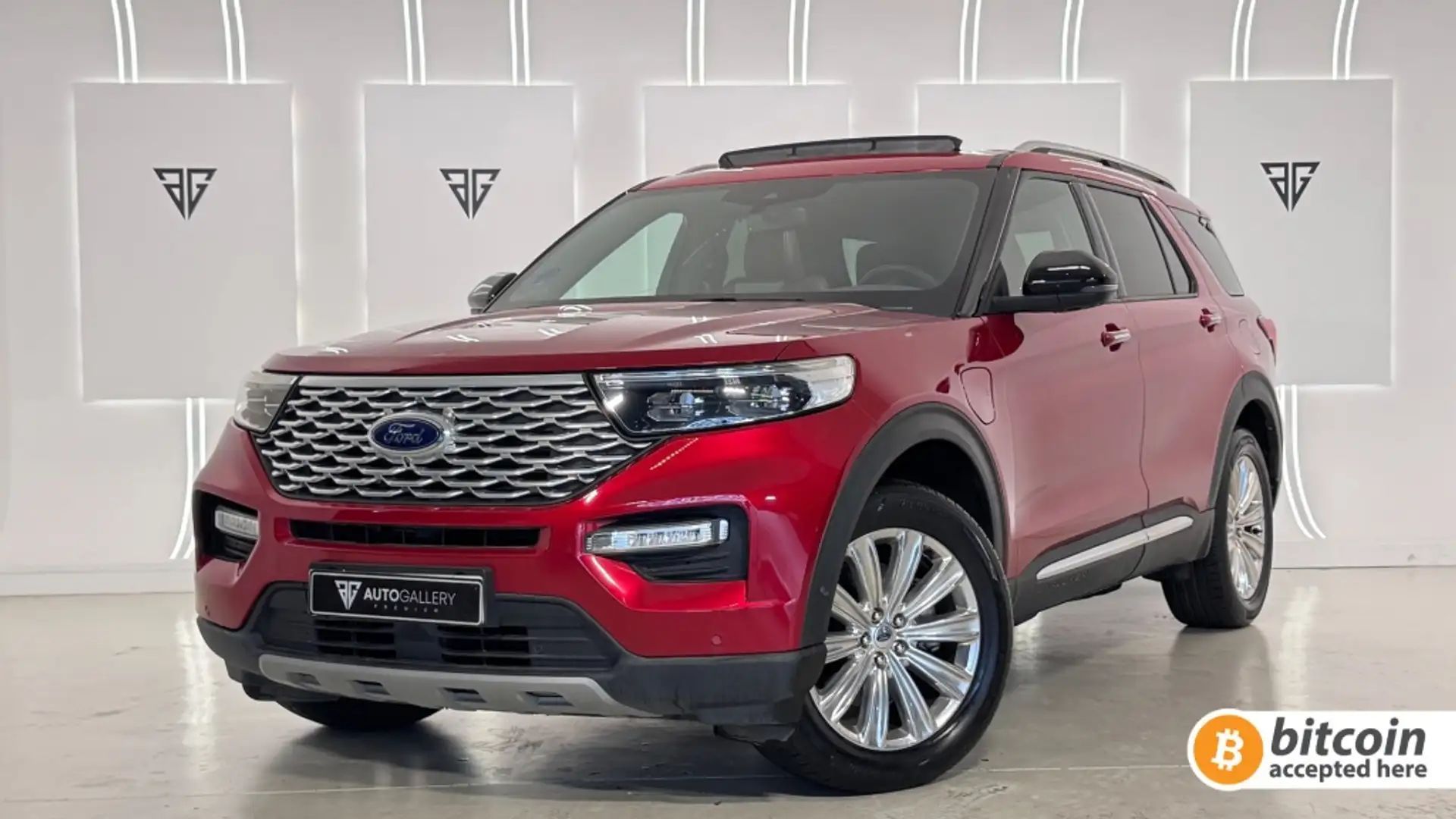 Ford Explorer 3.0 PHEV Platinium AWD 450 Rojo - 1