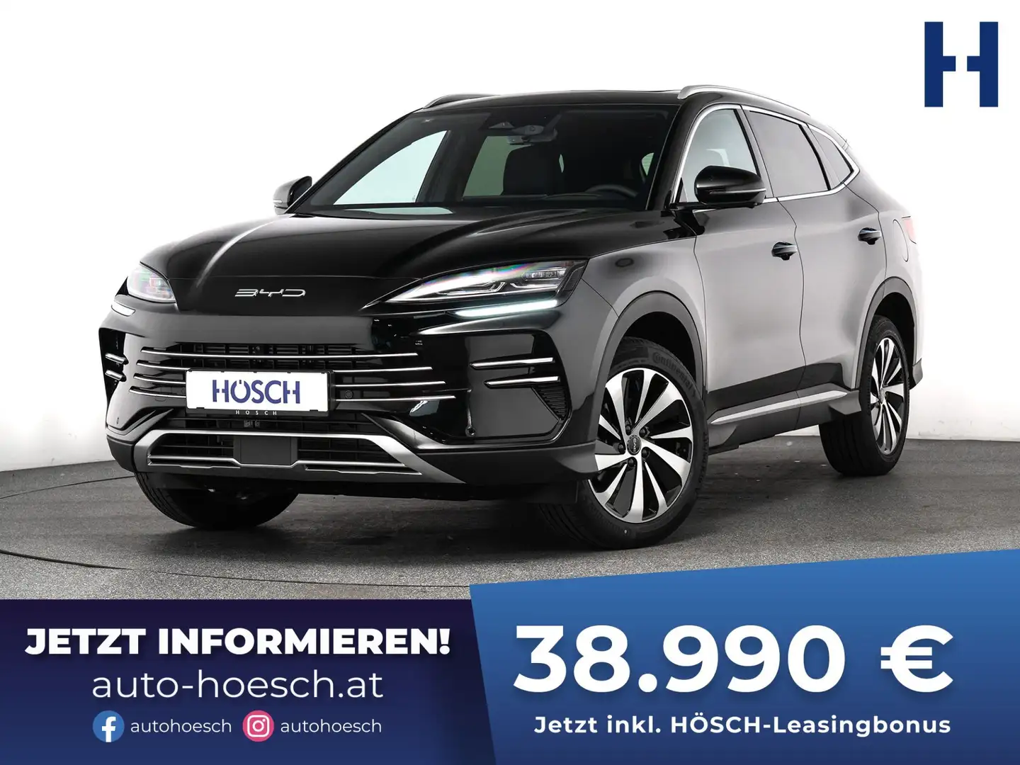 BYD Seal U DM-i DESIGN 4x4 PANO LEDER !LAGERND! Schwarz - 1
