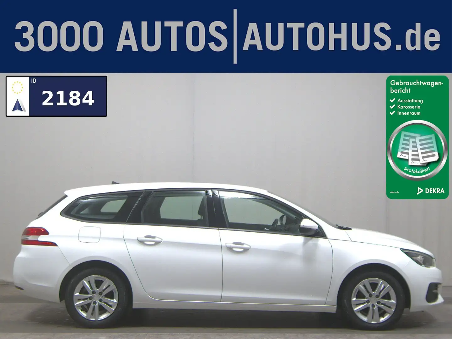 Peugeot 308 1.5 BlueHDI Active Navi Shz PDC Tempomat Weiß - 1