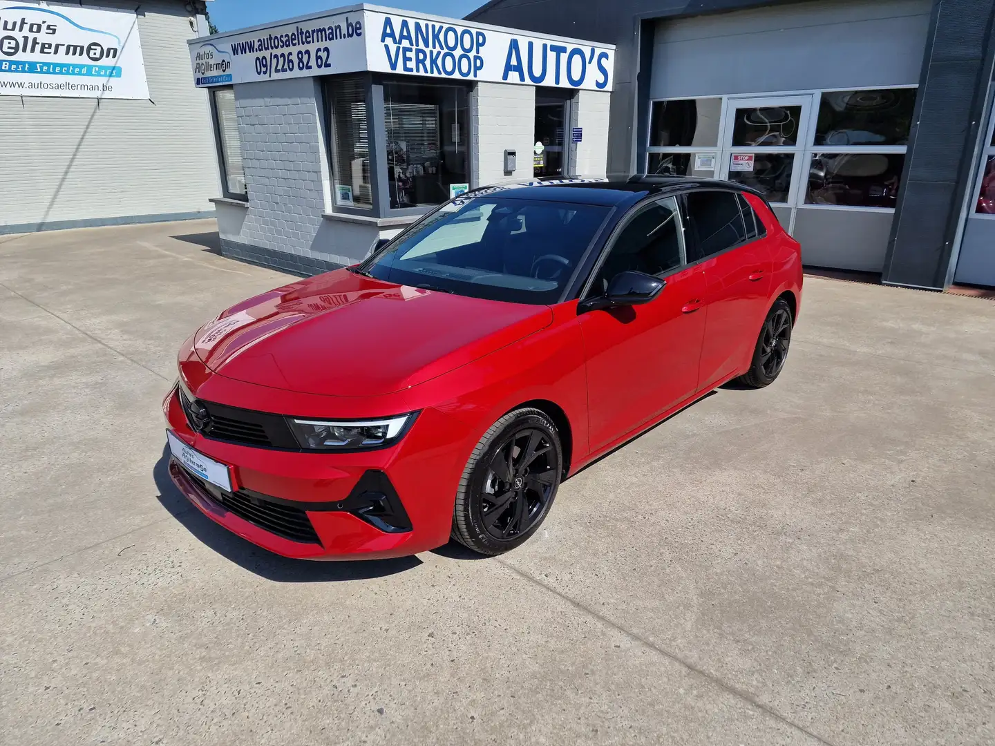 Opel Astra 1.2 Turbo GS LED * GPS * CAMERA * STOEL VERWARMING Rouge - 2