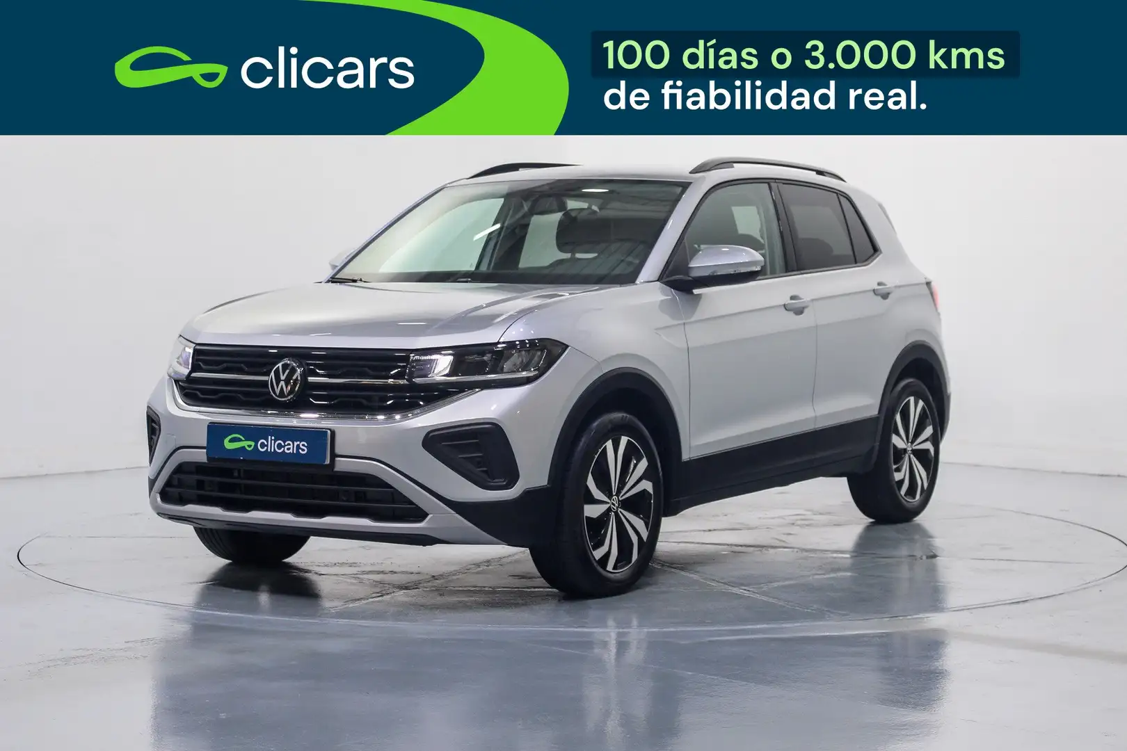 Volkswagen T-Cross 1.0 TSI Más Aut. 85kW Plateado - 1