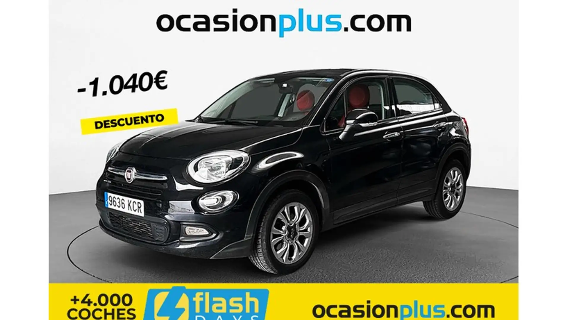 Fiat 500X 1.3Mjt Pop Star 4x2 70kW Zwart - 1