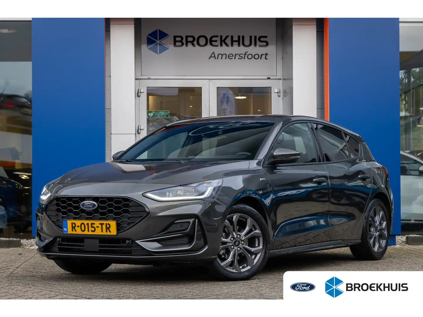 Ford Focus 1.0 EcoBoost Hybrid ST Line | Trekhaak | Stoel/stu Gris - 1