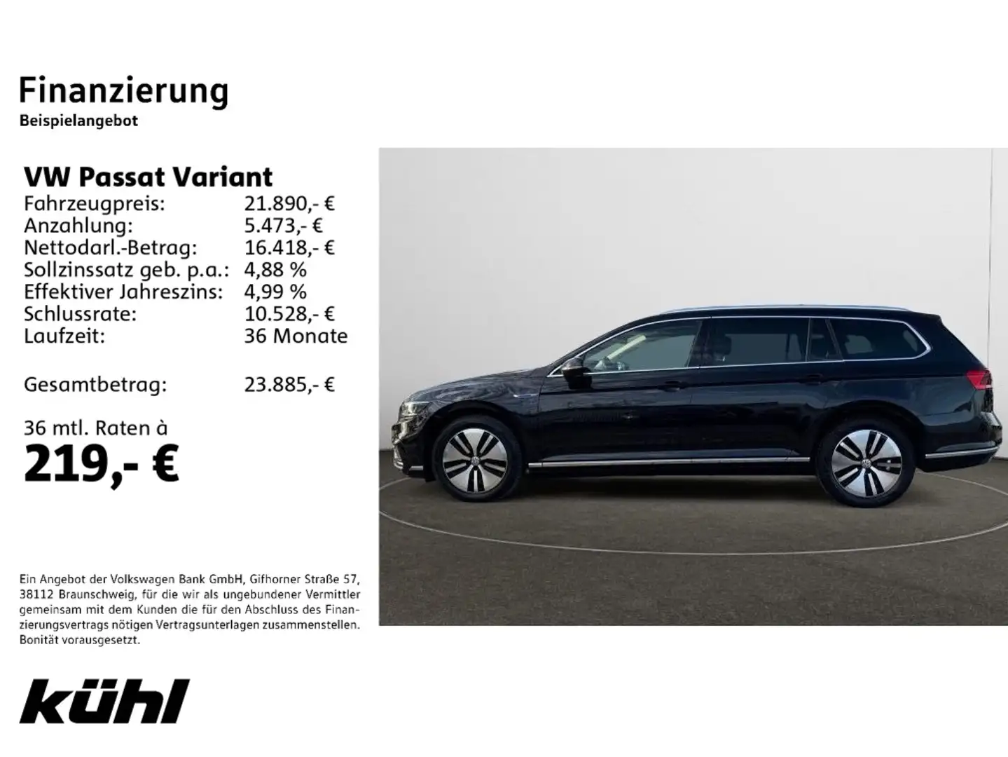 Volkswagen Passat Variant 1.4 TSI Plug-In Hybrid GTE Navi,H Negro - 2