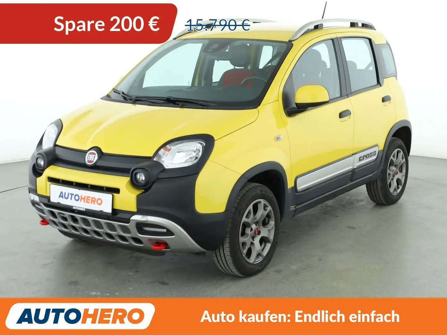 Fiat Panda 0.9 Cross 4x4*PDC*KLIMA*GARANTIE* Jaune - 1