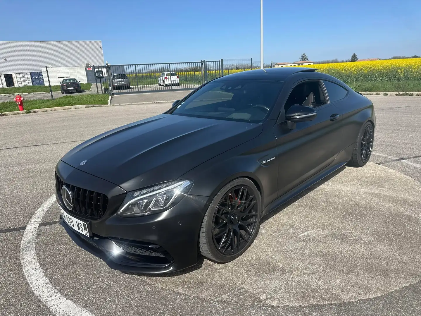 Mercedes-Benz C 63 AMG Classe C Coupé 63 Mercedes SPEEDSHIFT MCT AMG Noir - 1