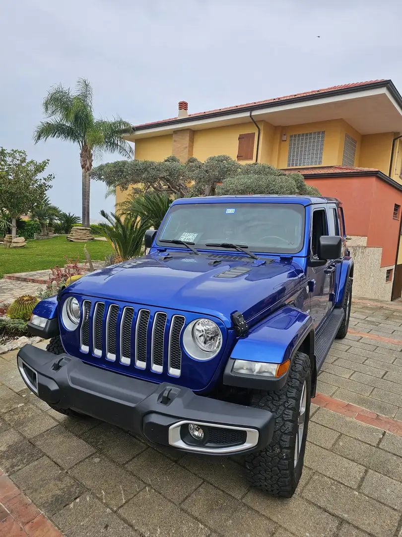 Jeep Wrangler Wrangler Unlimited 2.0 turbo Sahara auto Blu/Azzurro - 1