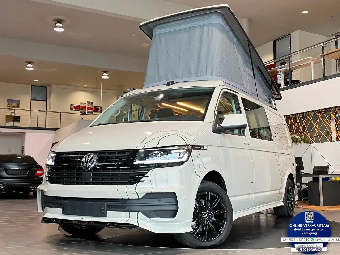 Volkswagen T6 Caravelle T6.1 ABT XNH CamperHIGH Küche Aufstelldach Sthz Grey - 1