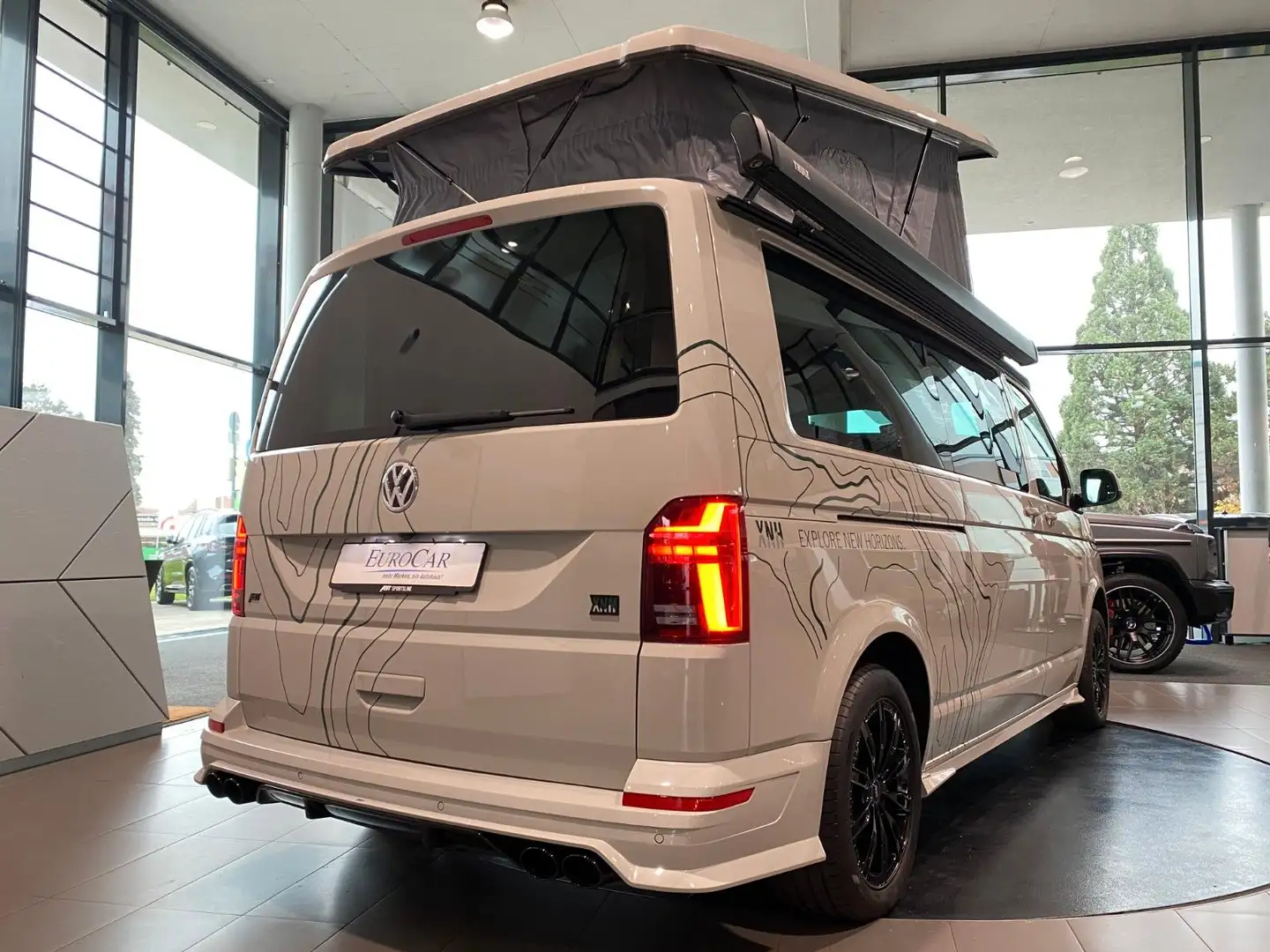 Volkswagen T6 Caravelle T6.1 ABT XNH CamperHIGH Küche Aufstelldach Sthz Grey - 2