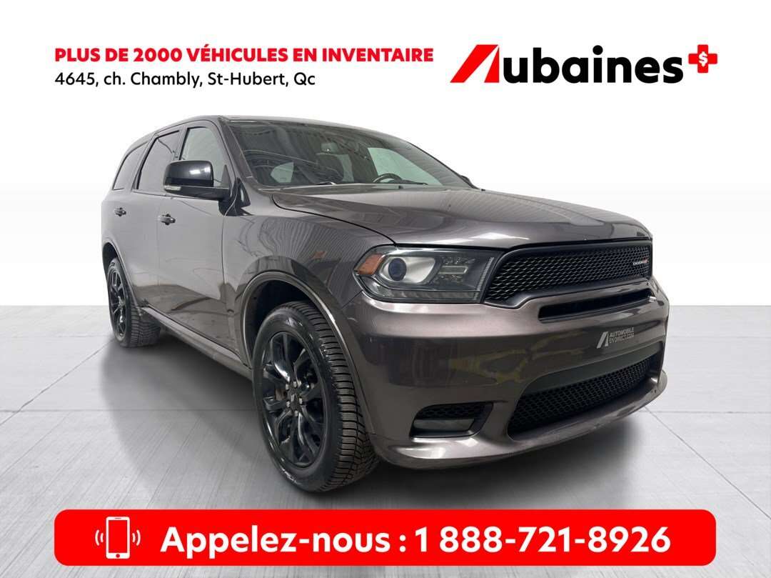 2019 Dodge Durango GT AWD V6 Mags Toit GPS Sièges Chauffants